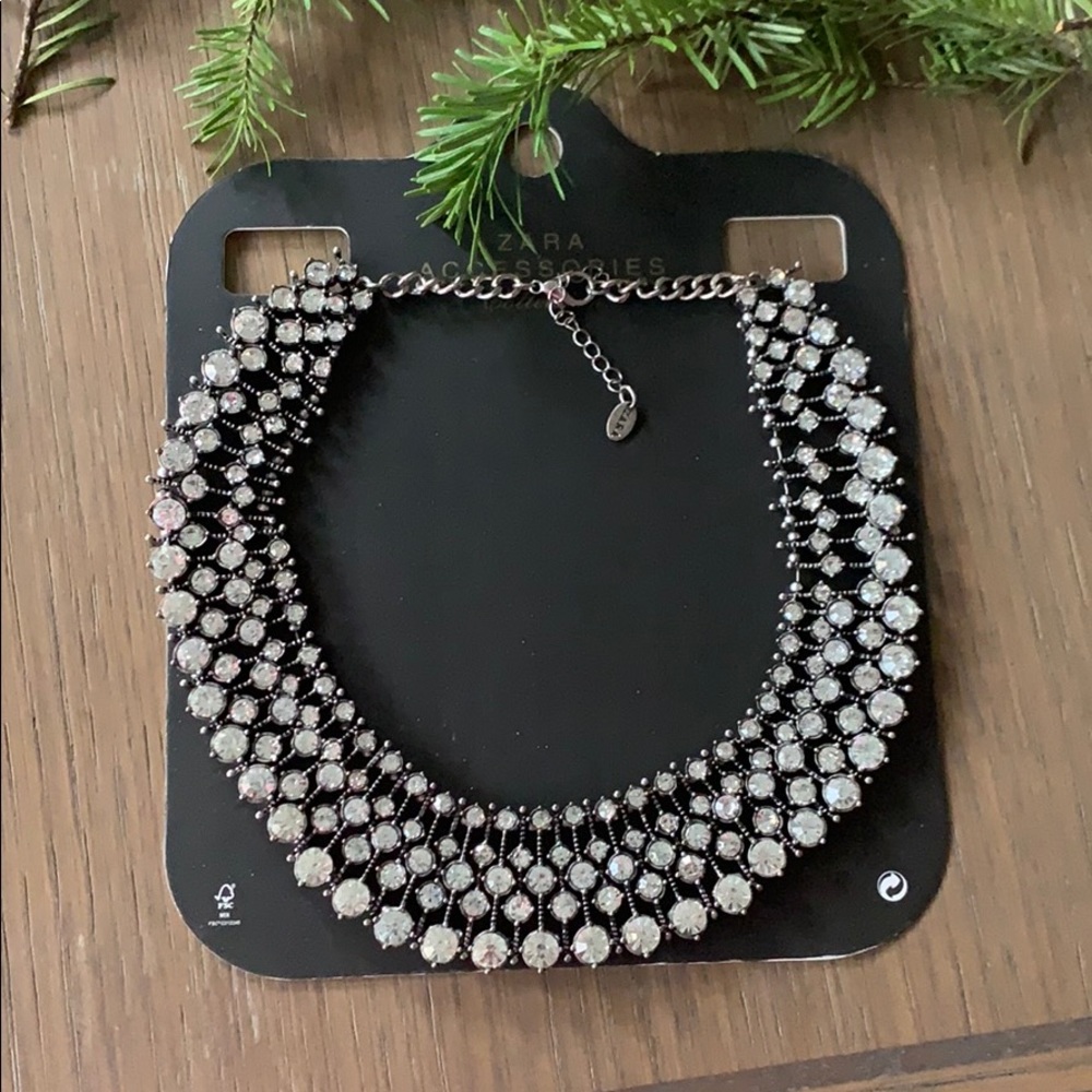 Zara Sparkly Crystal Bead Kate Middleton Necklace